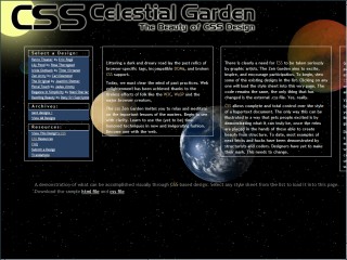 CSS Celestial Garden