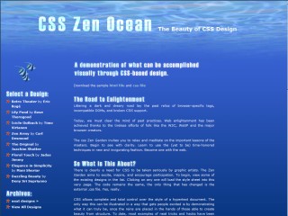 CSS Zen Ocean